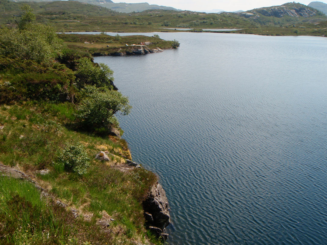 Onglanutvatnet i Suldal, Rogaland