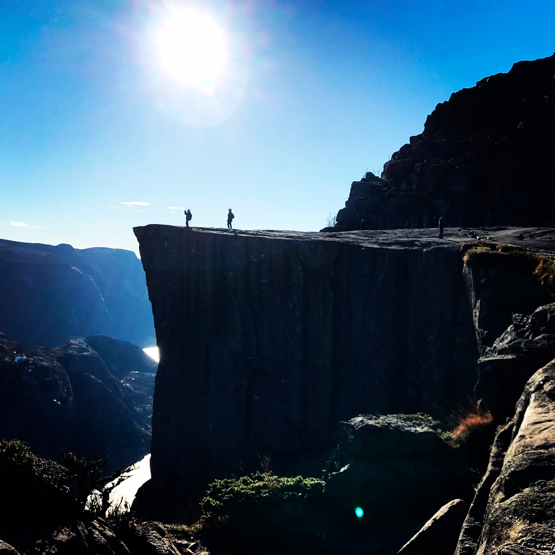 Oktobertur til Preikestolen med Silje