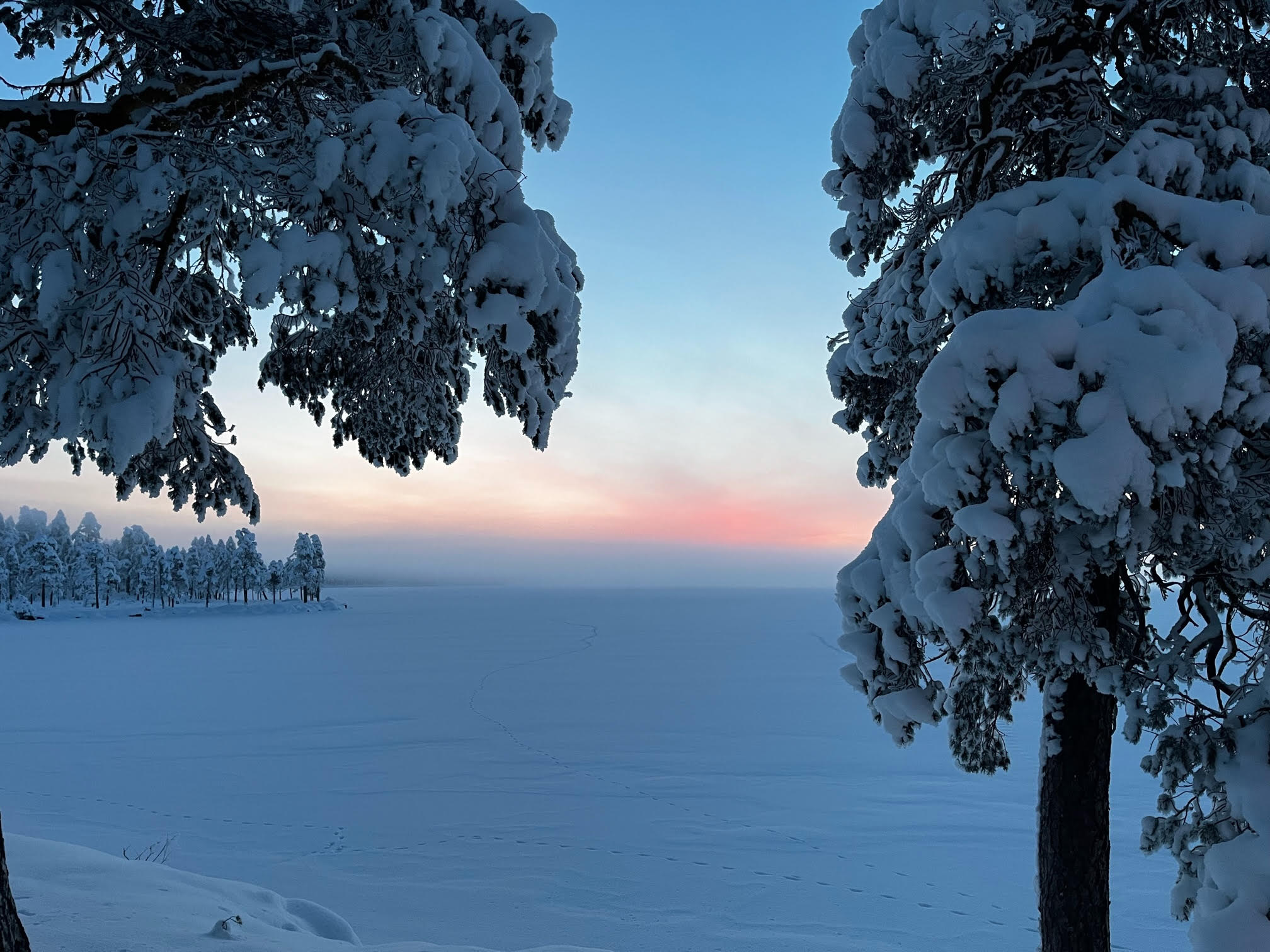 En iskald natt i Drevsjø med en gradestokk nedi -31 på det kaldeste