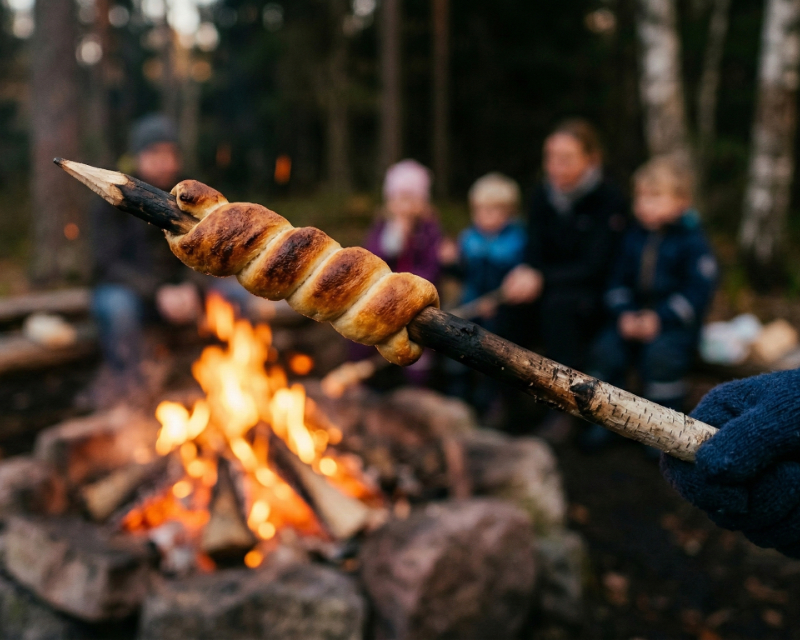Pinnebrød på bål: Den ultimate turmaten for barn